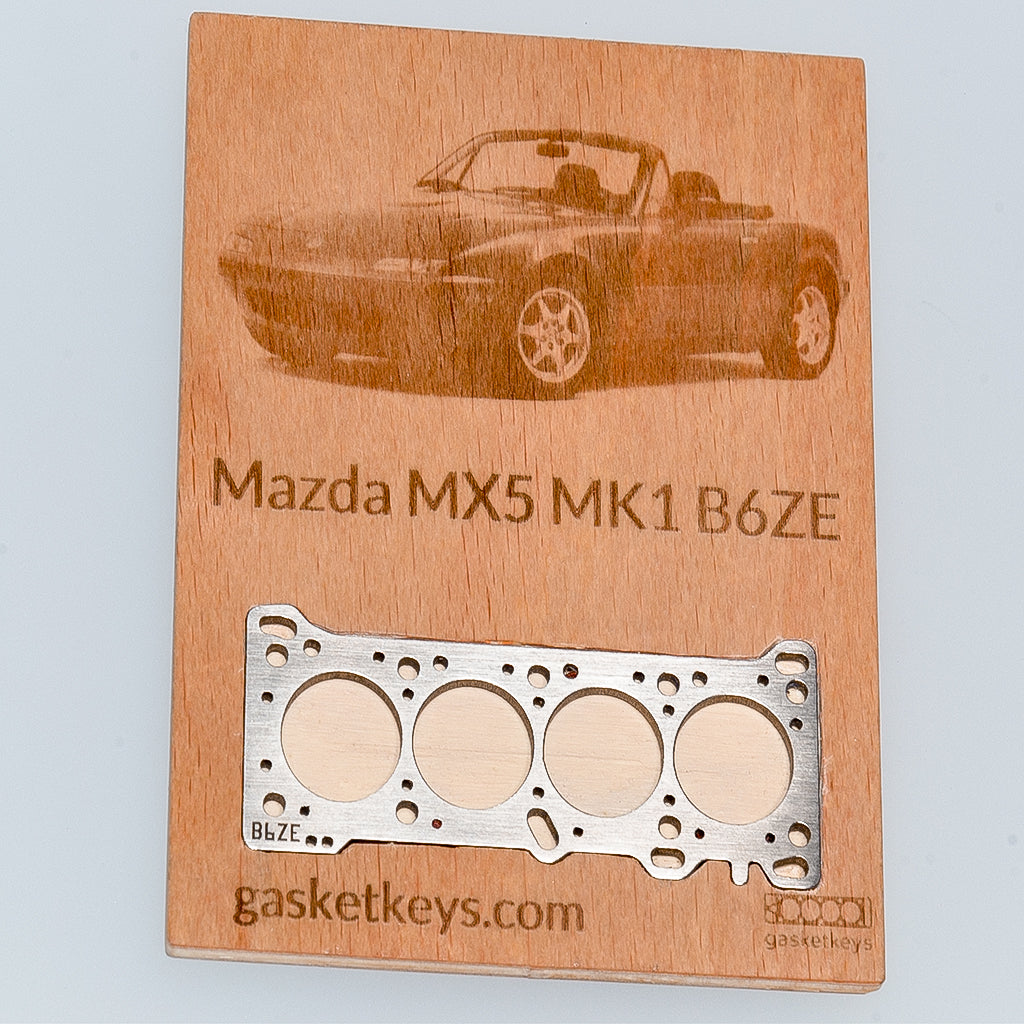 B6ZE 1.6 16v – Mazda MX-5 Miata (NA, NB), Eunos Roadster & 323 Head Gasket Keychain
