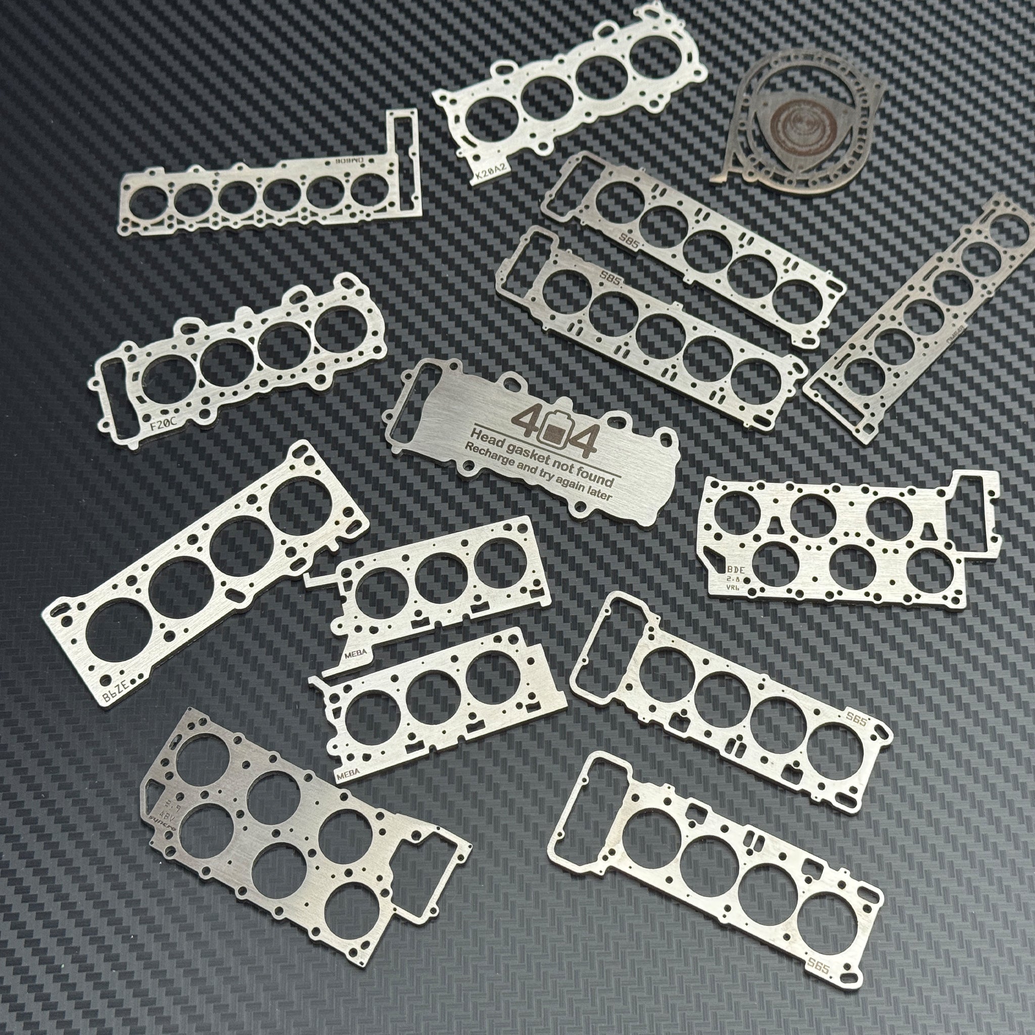 Keychain Engine Code Head Gasket (Custom from engine code Stainless)